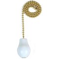 Jandorf Jandorf Specialty Hardw 60319 12 in. Ceiling Fan Pull Chain With White Wooden Knob 3403979